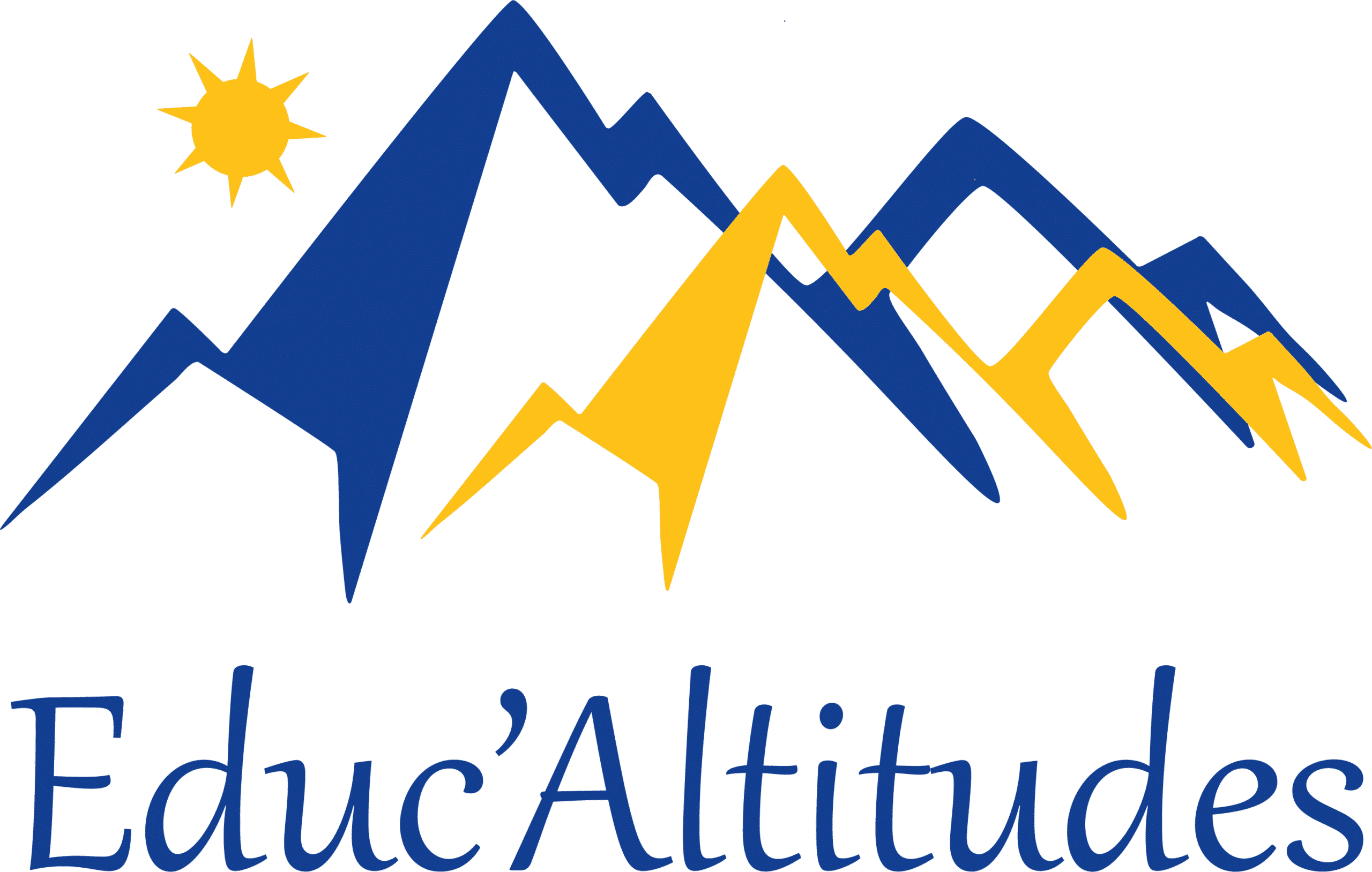 Logo de Éduc'Altitudes : centre de formation en montagne